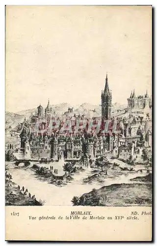 Cartes postales Morlaix Vue generale de la Ville de Morlaix