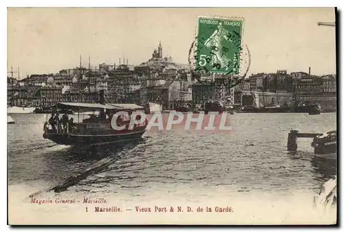 Cartes postales Marseille Vieuc Port