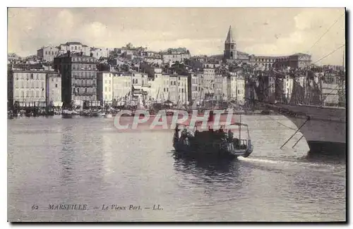 Cartes postales Marseille Le Vieux Port