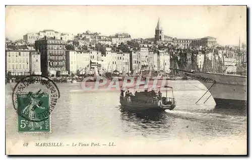 Cartes postales Marseille Le Vieux Port