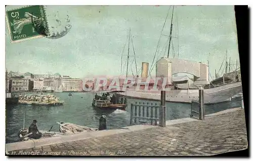 Cartes postales Marseille to service du Passage Vieux Port