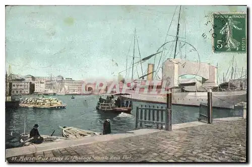 Cartes postales Marseille to service du Passage Vieux Port