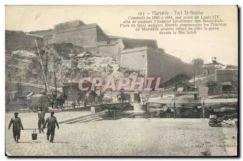 Cartes postales Marseille Fort St Micolas