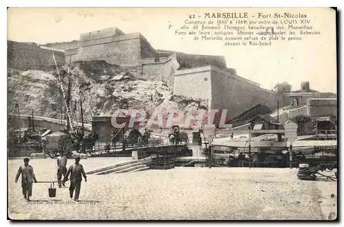 Cartes postales Marseille Fort St Nicolas