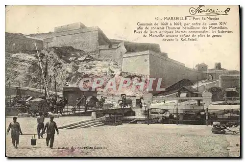 Cartes postales Marseille Fort St Nicolas