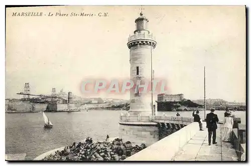 Cartes postales Marseille Le Phare Ste Marie