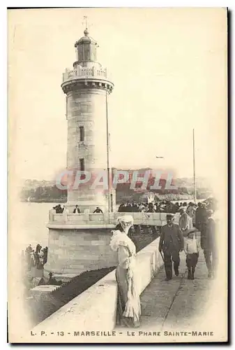 Cartes postales Marseille Le Phare Sainte Marie