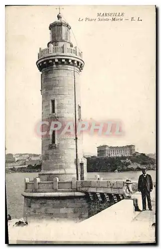 Cartes postales Marseille Le Phare Sainte Marie