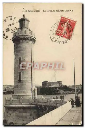 Cartes postales Marseille Le Phare Sainte Marie