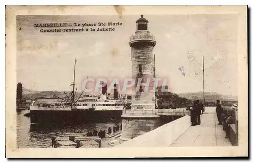 Cartes postales Marseille Le Phare St Marie