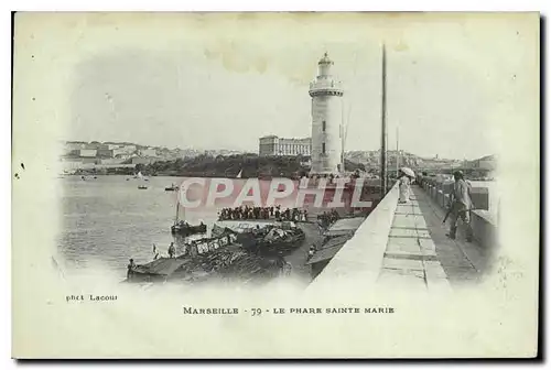 Cartes postales Marseille Le Phare Ste Marie