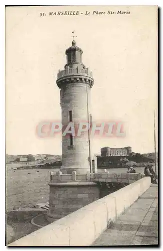 Cartes postales Marseille Le Phare Ste Marie