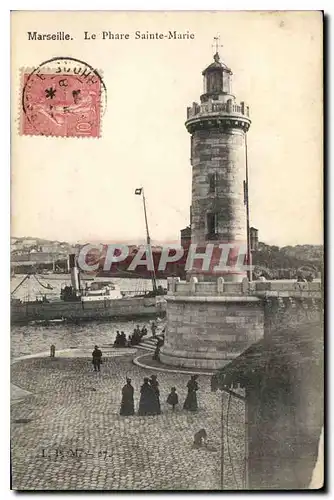 Cartes postales Marseille Le Phare Ste Marie