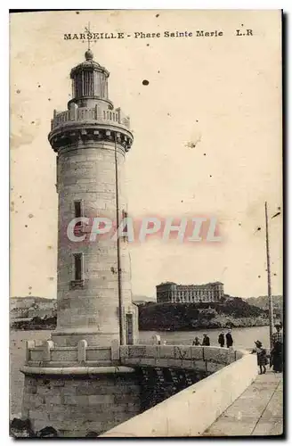 Cartes postales Marseille Le Phare Ste Marie