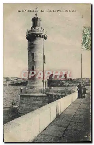 Cartes postales Marseille Le Phare Ste Marie