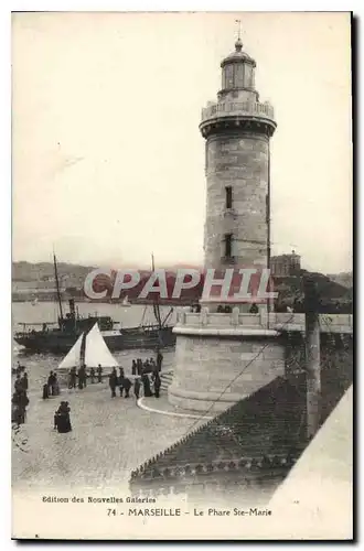 Cartes postales Marseille Le Phare Ste Marie