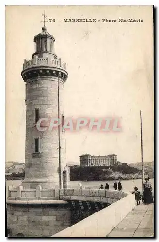 Cartes postales Marseille Le Phare Ste Marie