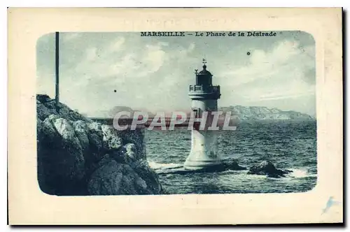 Ansichtskarte AK Marseille Le Phare de la Desirade