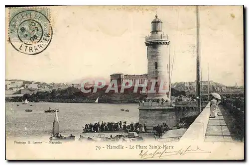 Ansichtskarte AK Marseille Le Phare Ste Marie