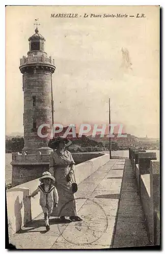 Cartes postales Marseille Le Phare Ste Marie