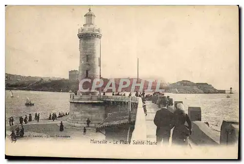 Ansichtskarte AK Marseille Le Phare Ste Marie