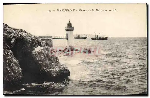 Ansichtskarte AK Marseille Phare de la Desirade