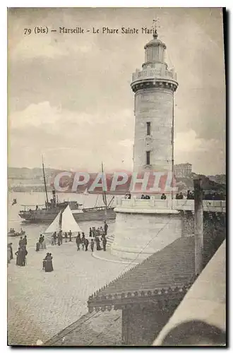 Cartes postales Marseille le Phare Sainte Marie