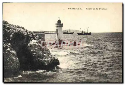 Ansichtskarte AK Marseille Phare de la Desirade