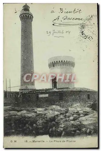 Cartes postales Marseille le Phare de Planier