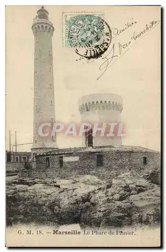 Cartes postales Marseille le Phare de Planier