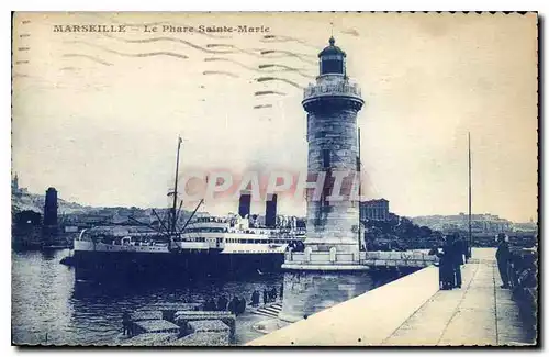 Cartes postales Marseille le Phare Sainte Marie