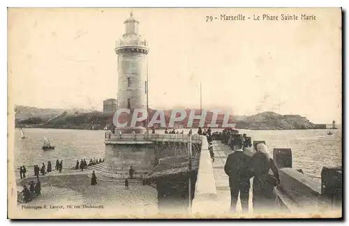 Cartes postales Marseille la Phare Sainte Marie