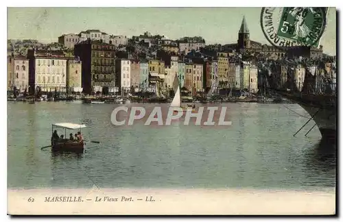 Cartes postales Marseille le vieux port