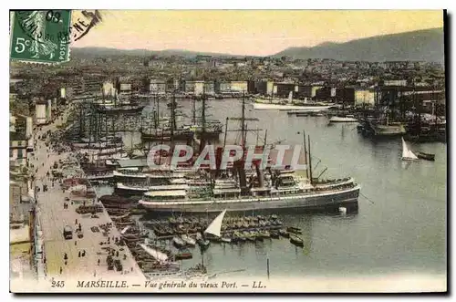 Cartes postales Marseille vue generale du vieux port