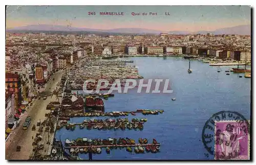 Cartes postales Marseille Quai du port