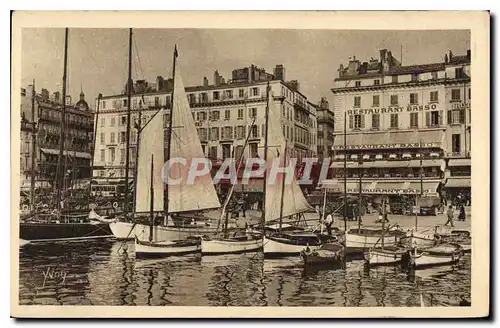 Cartes postales Restaurant Basso Marseille un coin du Vieux port