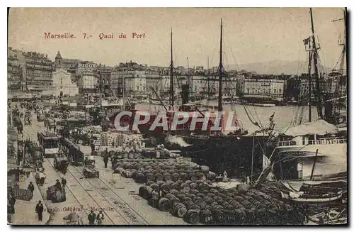 Cartes postales Marseille Quai du port