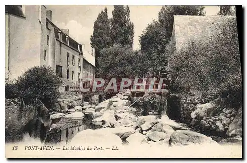 Ansichtskarte AK Pont Aven les Moulins du port