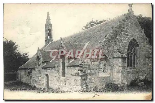 Cartes postales Pont Aven Environs Chapelle de Tremale