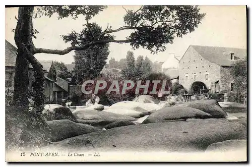 Cartes postales Pont Aven le Chaos