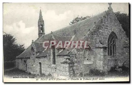 Cartes postales Pont Aven Environs Chapelle de Tremalo