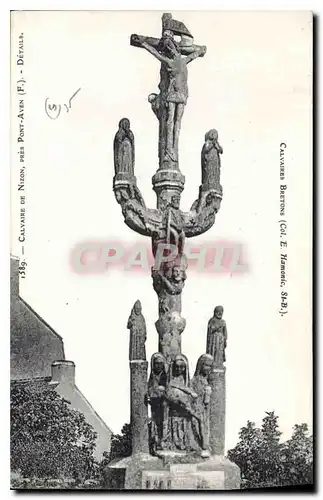 Ansichtskarte AK Calvaire de Nizon pres Pont Aven