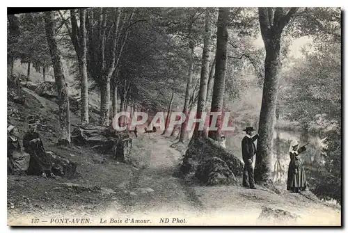 Cartes postales Pont Aven Le Bois d'Amour