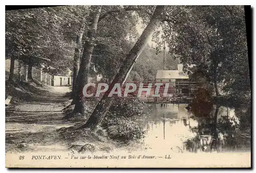 Ansichtskarte AK Pont Aven Vue sur le Moulin Neuf au Bois d'Amour