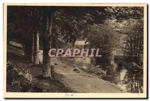 Cartes postales Bretagne Pont Aven Finistere l'Aven au Bius d'Amour