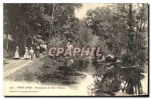 Ansichtskarte AK Pont Aven Promenade du Bois d'Amour