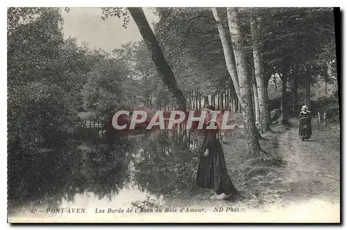 Cartes postales Pont Aven Les Bords de l'Aven au Bois d'Amour