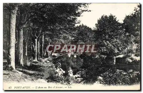 Cartes postales Pont Aven l'Aven au Bois d'Amour