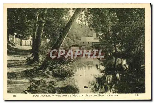 Ansichtskarte AK Pont Aven Vue sur le Moulin Neuf au Bois d'Amour