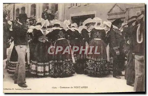 Ansichtskarte AK Costumes de Pont Aven Folklore